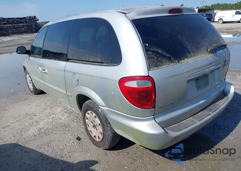 2001 Chrysler Town & Country Lx from USA, damaged, VIN 2C4GP44341R247843